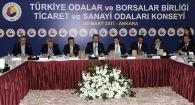 İnşaatla ilgili TOBB sektör meclislerinin temsilcileri deprem gündemiyle bir araya geldi