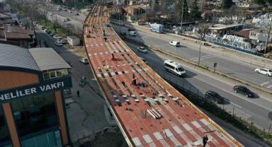 Kuruçeşme’de ray imalatı devam ediyor