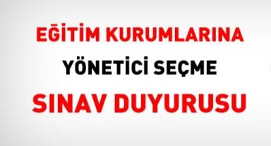 MEB Eğitim Kurumlarına Yönetici Seçme Sınavı ertelendi