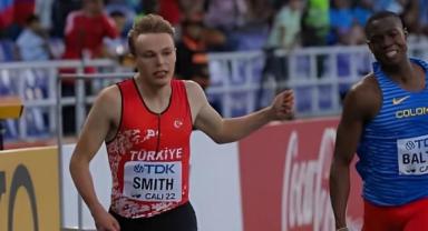 Milli atlet Anthony Smith'ten Türkiye rekoru