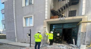 Mühendisler hasar tespit çalışmaları için İskenderun'a gitti