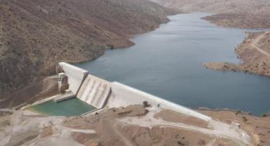 Tekirdağ'daki Naip Barajı'nda su seviyesinde azalma görüldü