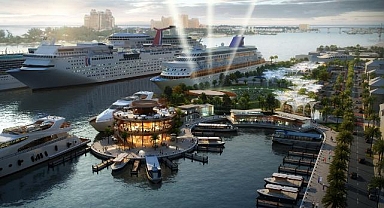 Bahamalar'daki Nassau Kruvaziyer Limanı'nın yenileme çalışmalarında son aşamaya gelindi