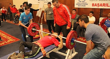 Bedensel Engelliler Türkiye Halter Şampiyonası Nazilli'de yarın başlıyacak