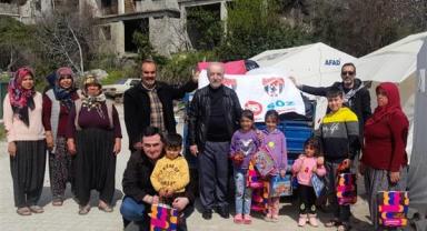 Eğitim İmecesi Grubu Hatay'a destek verdi