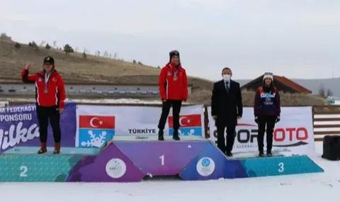 Erzurum'da düzenlenen Biatlon Türkiye Şampiyonası tamamlandı