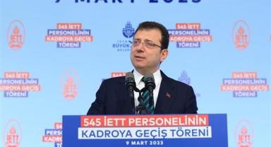 İBB kadrosuna alınan İETT çalışanı sayısı bin 841 oldu
