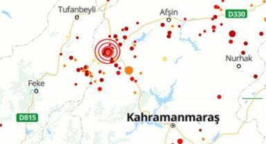 Kahramanmaraş'ta 5.2 büyüklüğünde deprem