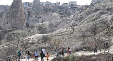 Kapadokya'yı geçen ay 99 binden fazla turist gezdi