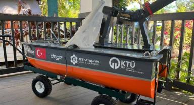 KTÜ'lü öğrencilerin elektrikli otonom su üstü aracı dünya ikincisi seçildi