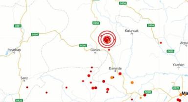 Sivas'ta 4.5 büyüklüğünde deprem