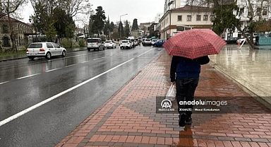 Tekirdağ'da sağanak etkili oldu