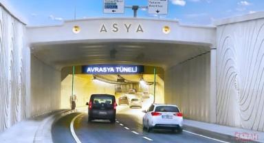 Avrasya Tüneli 85 bin 437 araç geçişiyle yeni rekor kırdı