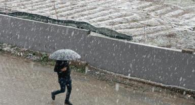 Bitlis'in yüksek kesimlerinde kar etkili oldu