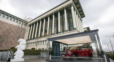 Togg T10X Cumhurbaşkanlığı Külliyesi'nde sergileniyor