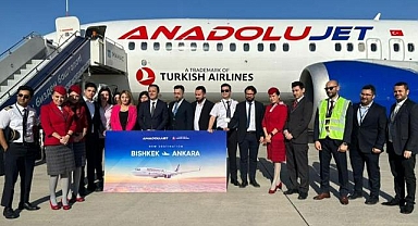 AnadoluJet Kırgızistan'ın başkenti Bişkek'i uçuş ağına ekledi