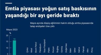 Emtia piyasası yoğun satış baskısının yaşandığı bir ayı geride bıraktı