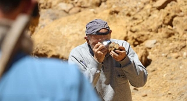 Bilim insanları Bayburt'taki doğal kehribar rezervini inceledi