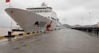 Çin'in hastane gemisi “2023 Uyum Misyonu” için yola çıktı