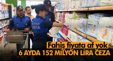 Fahiş fiyat ve stokçuluğa 152 milyon lira ceza