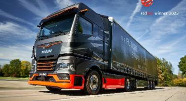MAN eTruck, heyecan verici görünümü ile ‘2023 Red Dot Tasarım Ödülü’nü kazandı