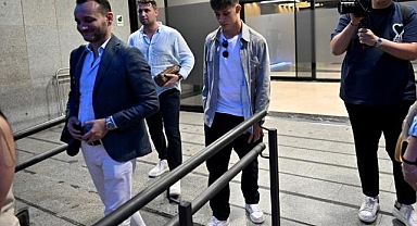 Real Madrid'in yeni transferi Arda Güler, Madrid'e geldi