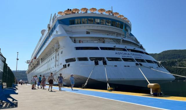 Sinop'u kruvaziyerlerle dört ayda 3 bin 458 turist ziyaret etti