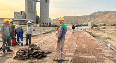 TÜRKÇİMENTO, AZERBAYCAN’A BETON YOL