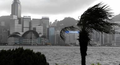 Çin'de Saola Tayfunu nedeniyle 