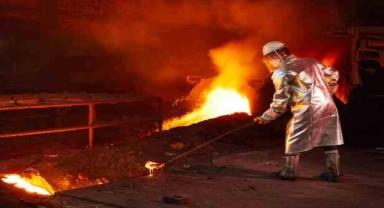 Erdemir, Türkiye'nin ilk yerli yüksek fırınında 50 bininci dökümü gerçekleştirdi