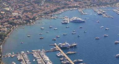 Göcek'te lüks yat yoğunluğu yaşanıyor