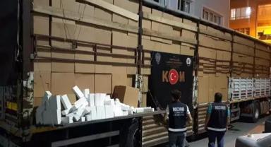 İstanbul'da 1,5 milyon kaçak makaron ele geçirildi