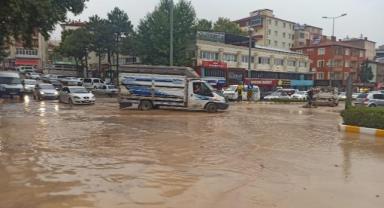 Kayseri sağanak ve dolu etkili oldu