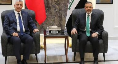 Ticaret Bakanı Bolat, Irak Cumhurbaşkanı Reşit ile görüştü