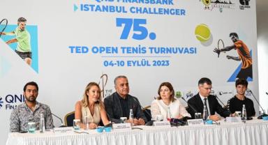 75. TED Open Uluslararası Tenis Turnuvası'nın basın toplantısı yapıldı