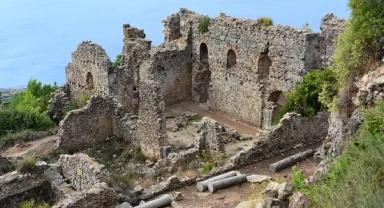 Alanya'daki Syedra Antik Kenti'nin orijinal gezi güzergahı ortaya çıkarılıyor