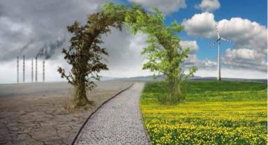 Almanya'da iklim değişikliğiyle daha fazla mücadele edilmesi için gösteri düzenlendi