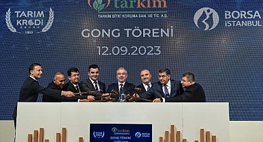 Borsa İstanbul'da gong Tarkim Bitki Koruma Sanayi ve Ticaret AŞ için çaldı