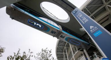 Çin askıda tek raylı trenle kent içi ulaşım başlattı