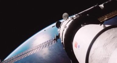 Çin uzay istasyonundan ayrılan Tianzhou-5 kargo mekiği yarın dünyaya dönecek