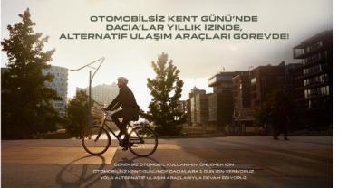 DACIA TÜRKİYE, OTOMOBİLSİZ KENT GÜNÜ’NDE DACİA'LARI İZNE ÇIKARIYOR