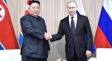 Kuzey Kore lideri Kim, Putin ile görüşmek üzere Rusya’ya geldi