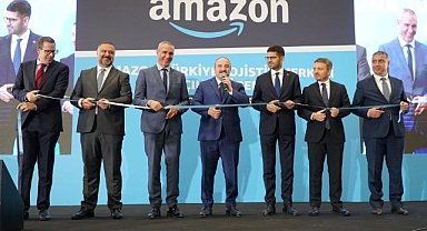 Amazon Türkiye lojistik merkezi açılış töreni