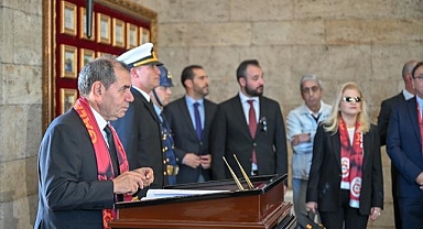 Galatasaray Kulübü, Anıtkabir'i ziyaret etti