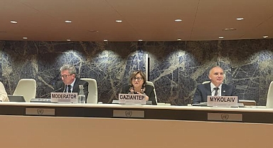 Gaziantep Büyükşehir Belediye Başkanı Şahin, BM'de 