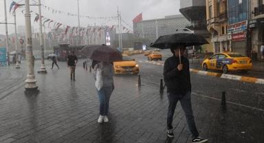İstanbul'un birçok ilçesinde sağanak etkisini sürdürüyor