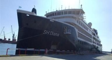 QTerminals Antalya Limanı, lüks yolcu gemisi SH Diana’yı ağırladı