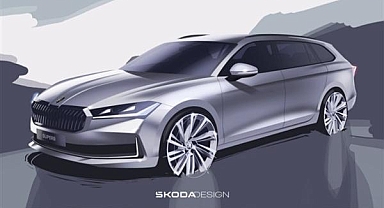 Skoda yeni nesil Superb'in tasarım detaylarını paylaştı