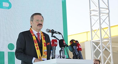 TOBB Başkanı Hisarcıklıoğlu, Kayseri'de canlı hayvan borsası ve pazar yeri açılışında konuştu: