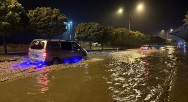 Adıyaman'da sağanak etkili oldu